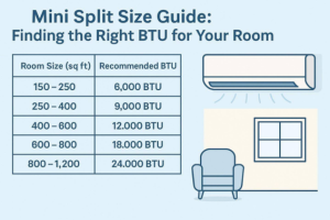 how to choose the right mini split size for your room don’t overpay or undercool