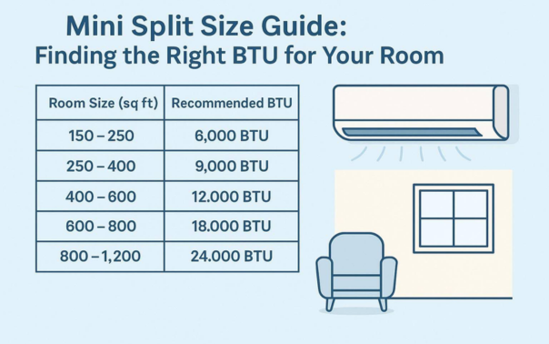 how to choose the right mini split size for your room don’t overpay or undercool
