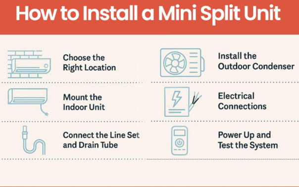how to install a mini split unit a step by step guide for diyers