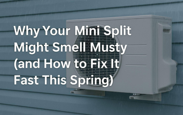 why your mini split might smell musty (and how to fix it fast this spring)