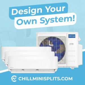 MRCOOL DIY 5th Gen 18,000 BTU 3-Zone (6k+6k+6k) Mini Split Heat Pump