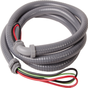 1/2 Inches x 6 Ft Electrical Whip with Conduit (10 Gauge Wire)