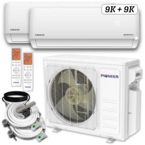 Pioneer Quantum Ultra 18,000 BTU 24 SEER2 Dual-Zone Mini Split Kit