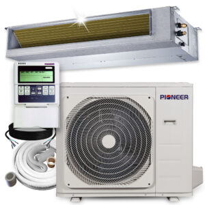 Pioneer Quantum Ultra 48,000 BTU 17 SEER2 230V Slim-Duct Mini Split Heat Pump