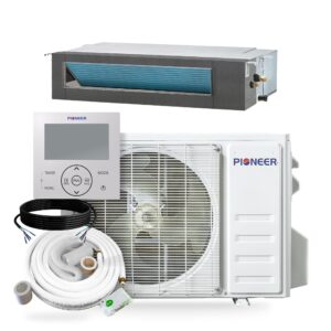 Pioneer Quantum Ultra 11,000 BTU 19 SEER2 230V Concealed Ducted Mini Split Heat Pump