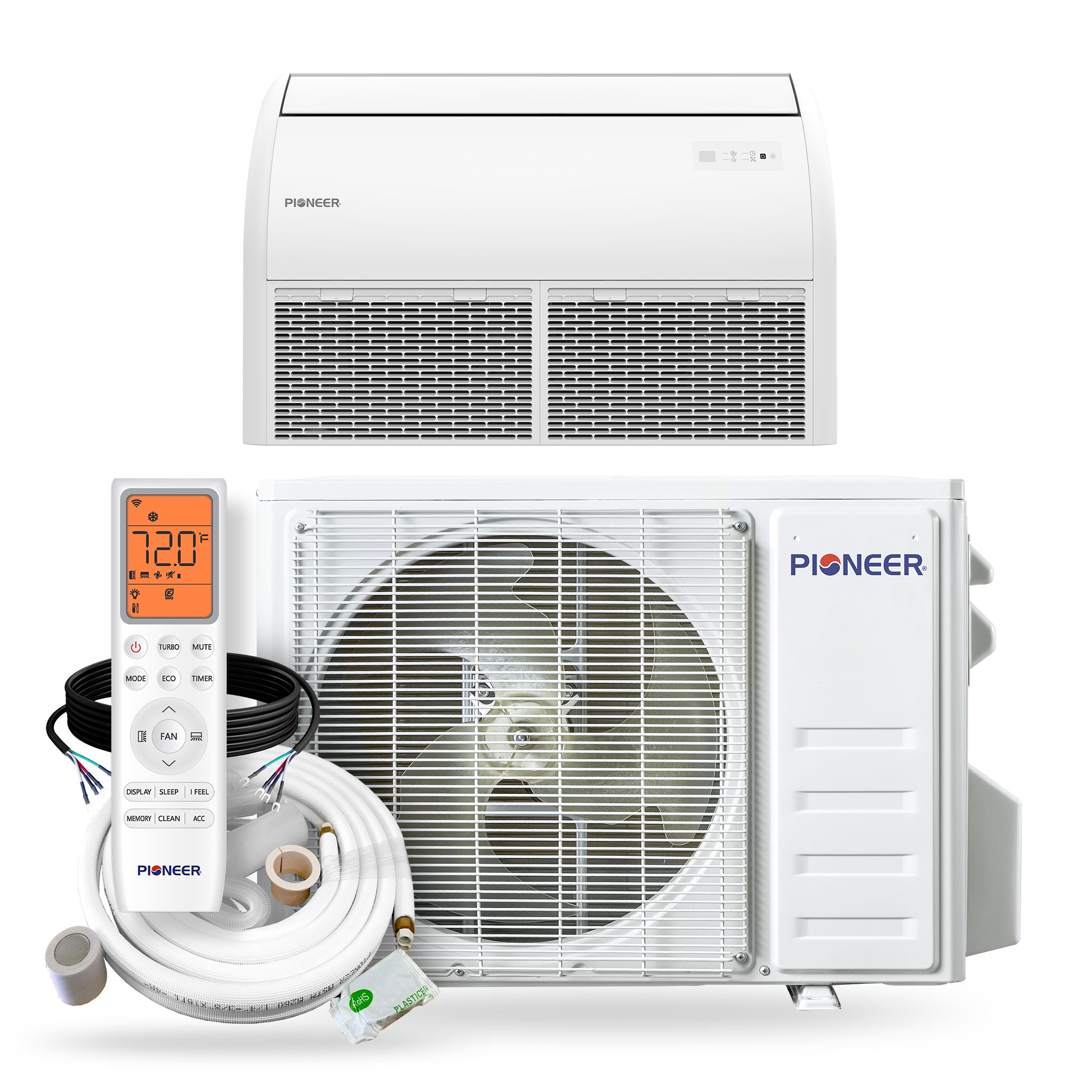 Pioneer Quantum Ultra 48,000 BTU 19.8 SEER2 230V Floor/Ceiling Mini Split Heat Pump